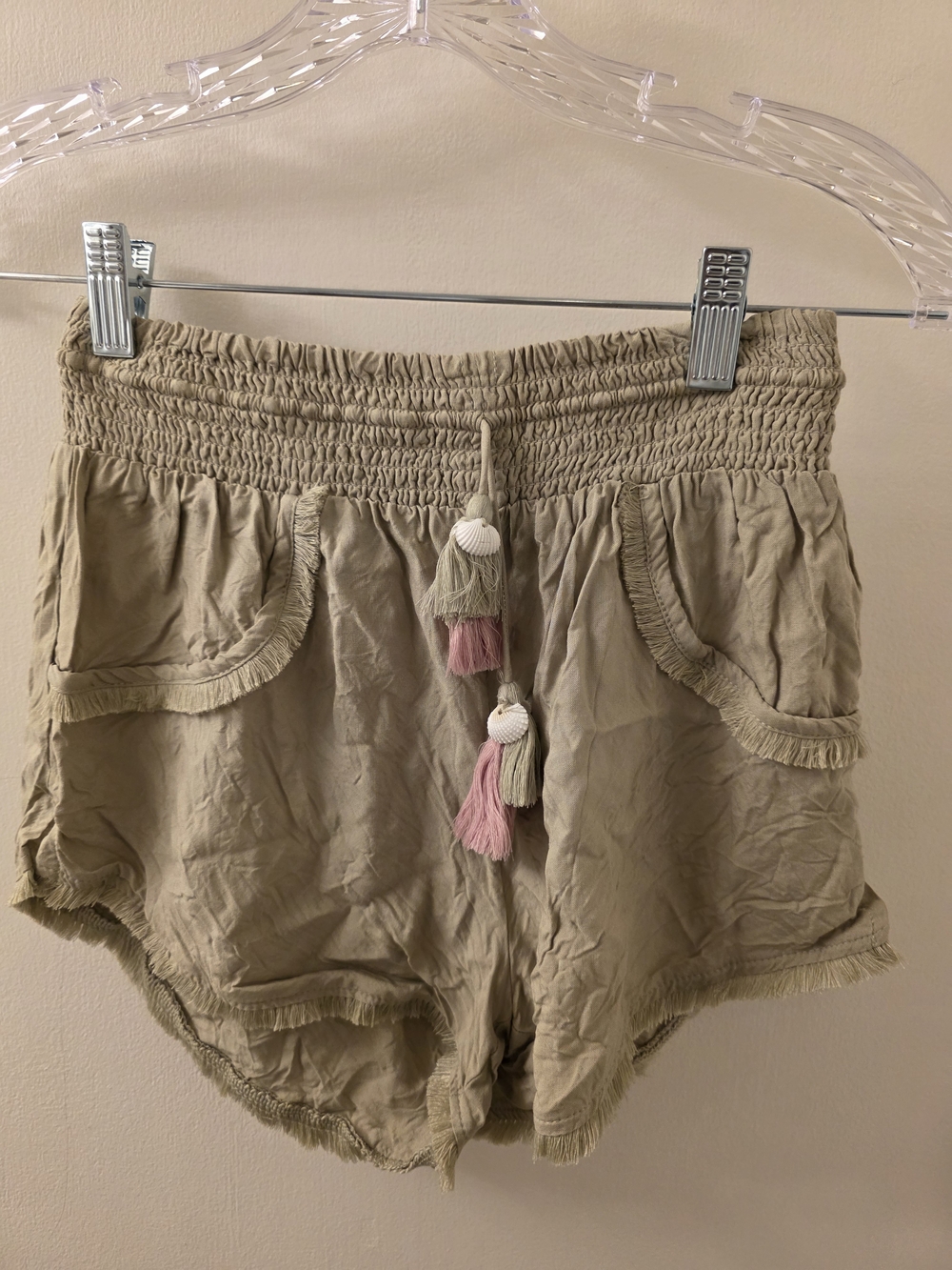 3/$5 Deal Tassel Drawstring Sleep Shorts